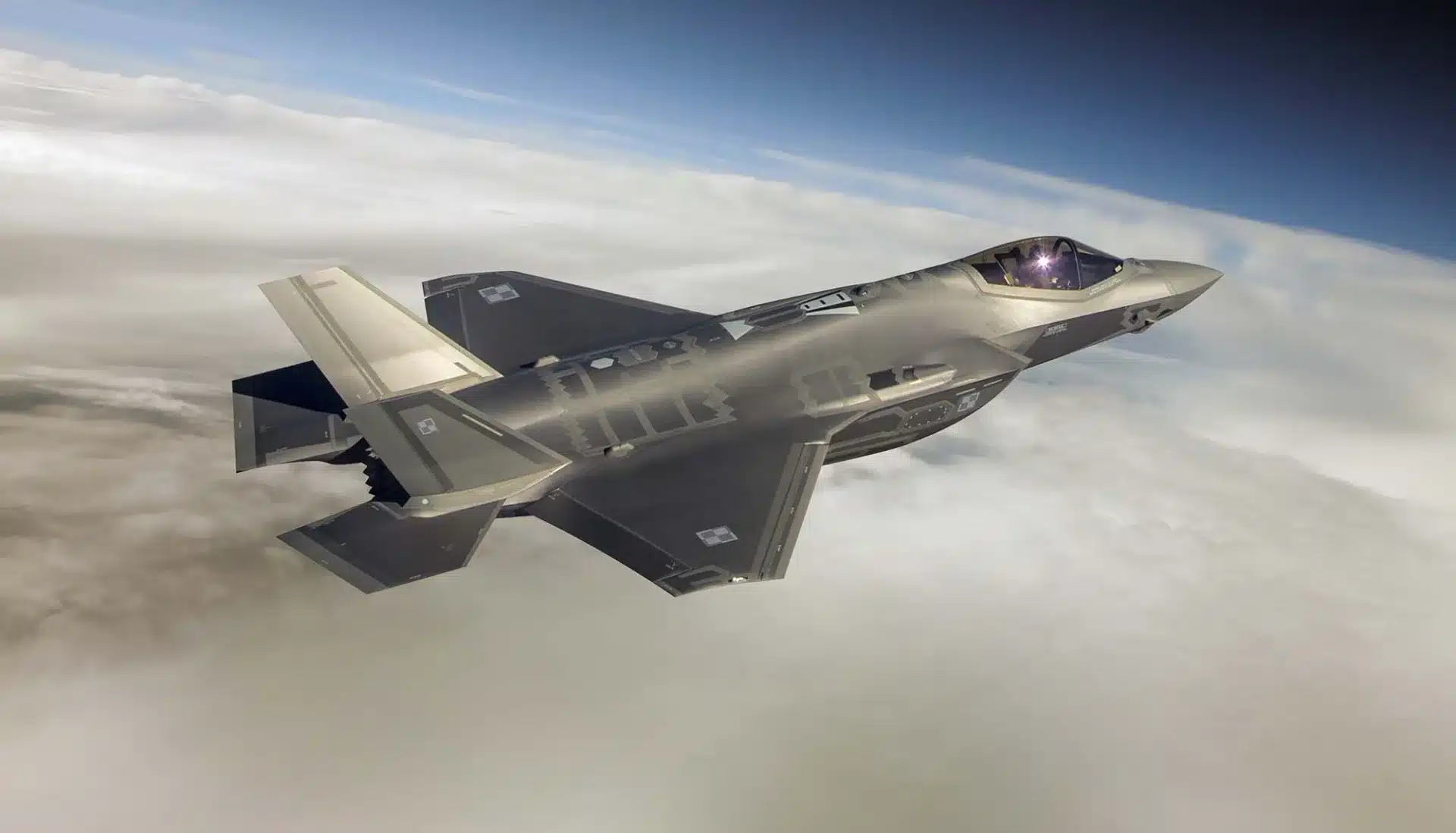 F-35 in Clouds